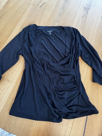 Lauren Ralph Lauren Wickelshirt schwarz 44-46