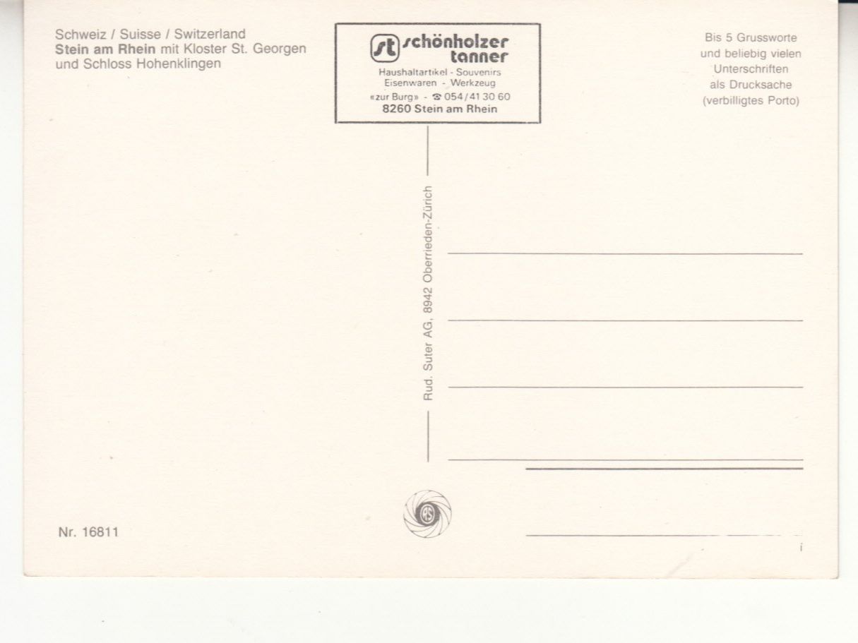 Cartes postales: Stein am Rhein ca. 1970 – D'occasion à Bürglen TG par StampGraf 1
