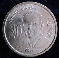 SERBIEN 20 DINARA 2011  *RAR*
