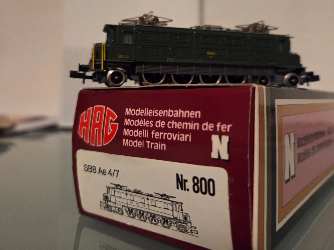 Hag Modelleisenbahnen: HAG SBB Re 4/7  Nr. 800 – Gebraucht aus Arni AG von bruno1951 2