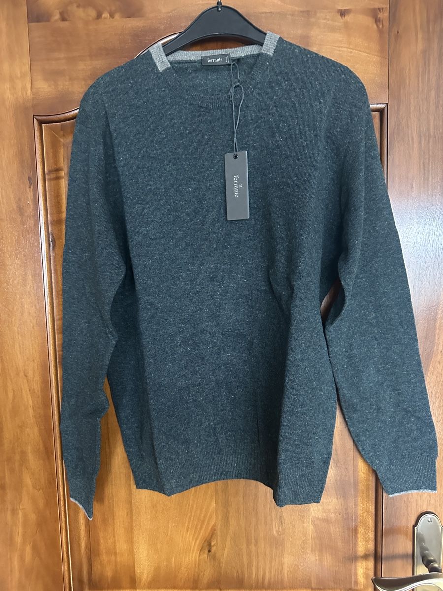 Maglioni & Felpe: Ferrante Wollpullover,Neu mit Etikett, Gr. 52 – Nuovo (secondo la descrizione) da Menziken venduto da cla_8qfq