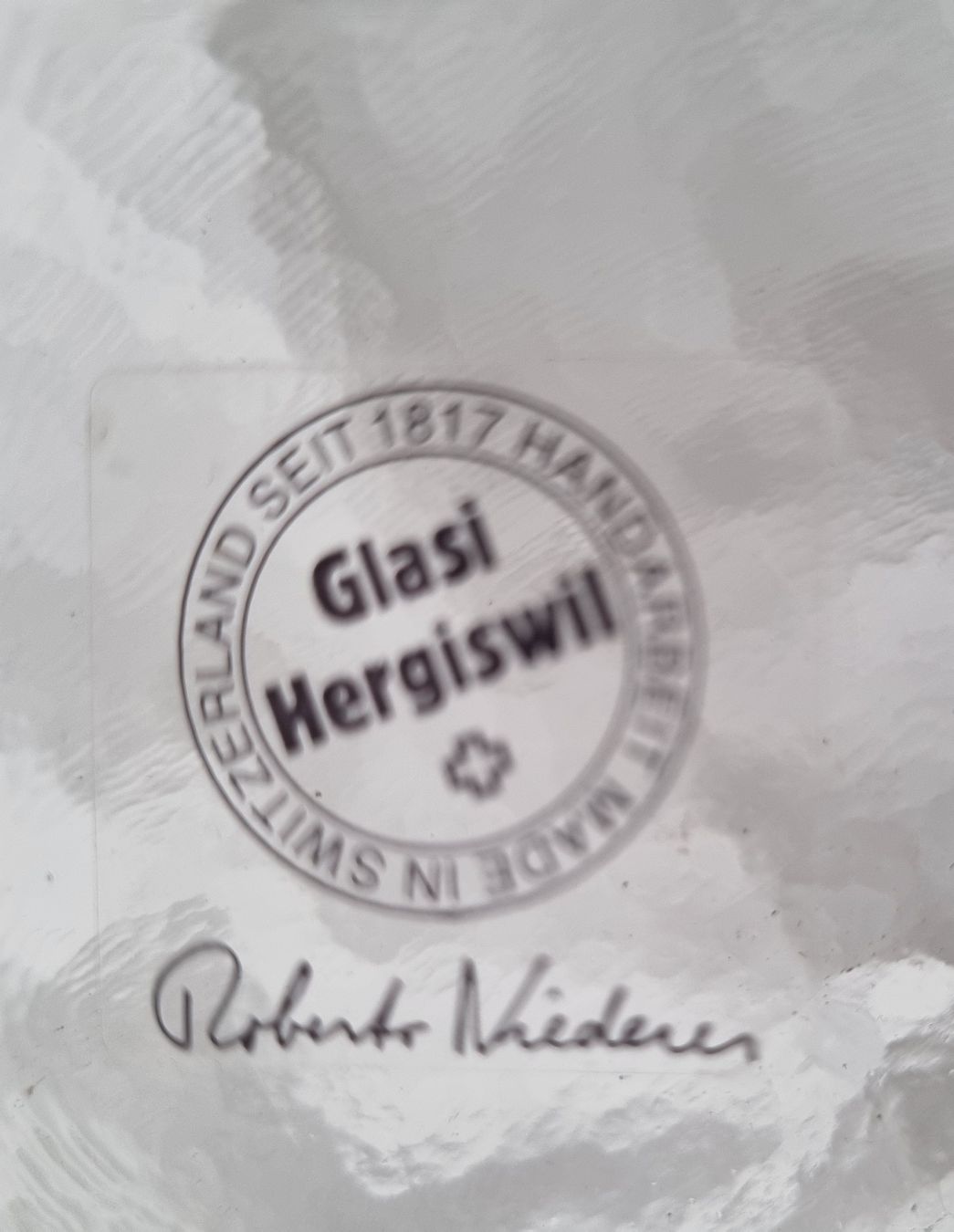 Glasi Hergiswil Gläser: Hergiswiler Glasschale – Gebraucht aus Brittnau von MS62 2