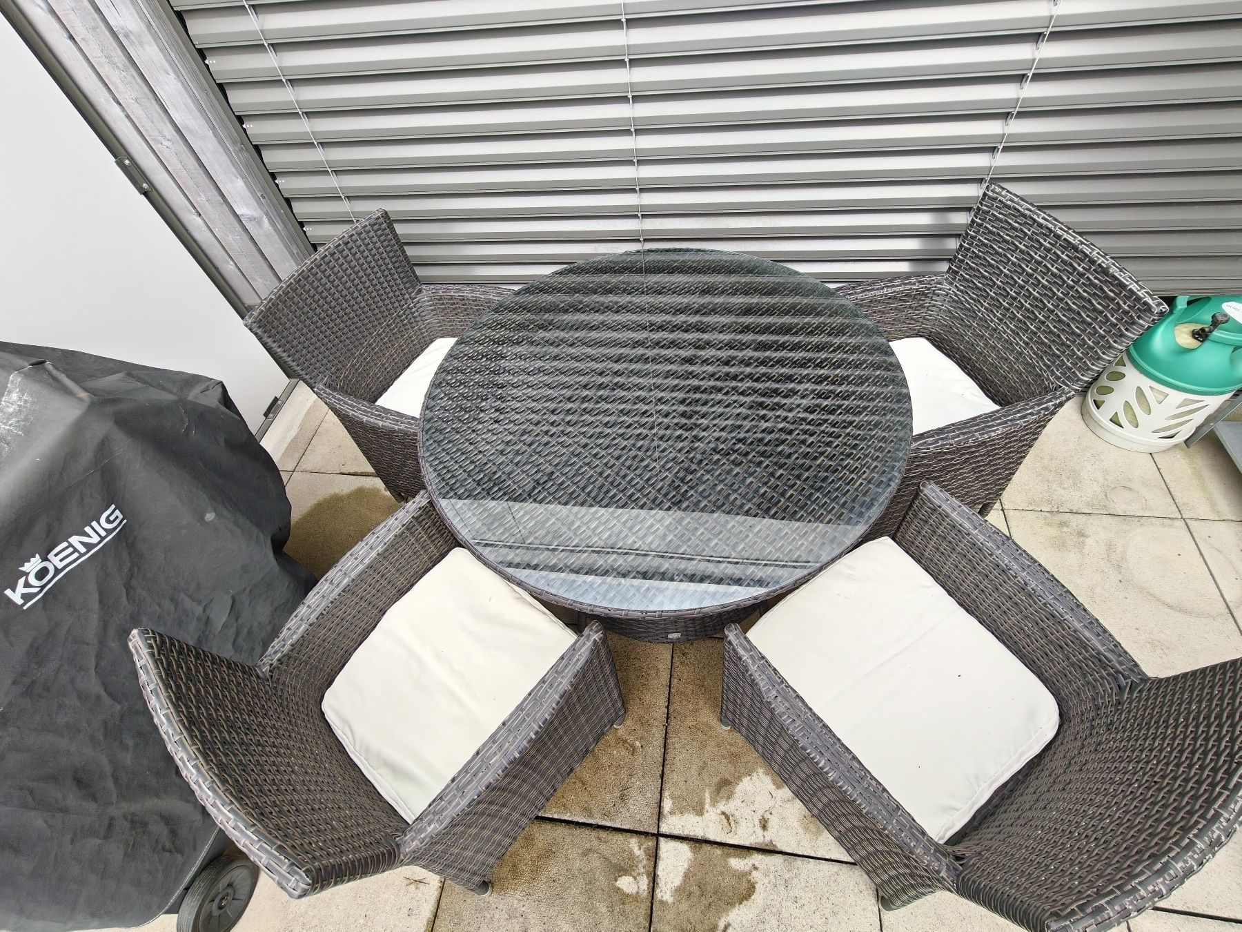 Tischset: Gartentisch mit 4 Stühlen der Marke Shine – Gebraucht aus Bülach von sel_z6yp 3