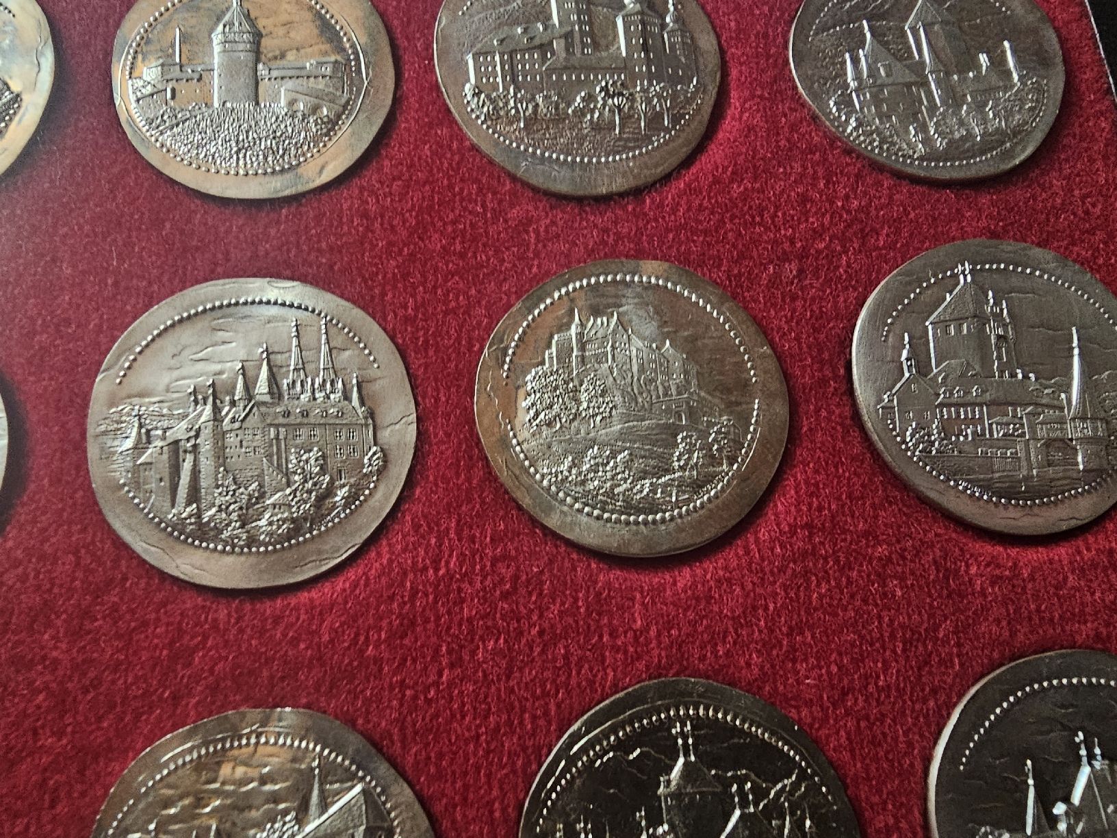 Medaillen: Ab1fr!!☆24 Schweizer Schloss serie☆SILBER☆ – Neu und originalverpackt aus la neuveville von houeka 9