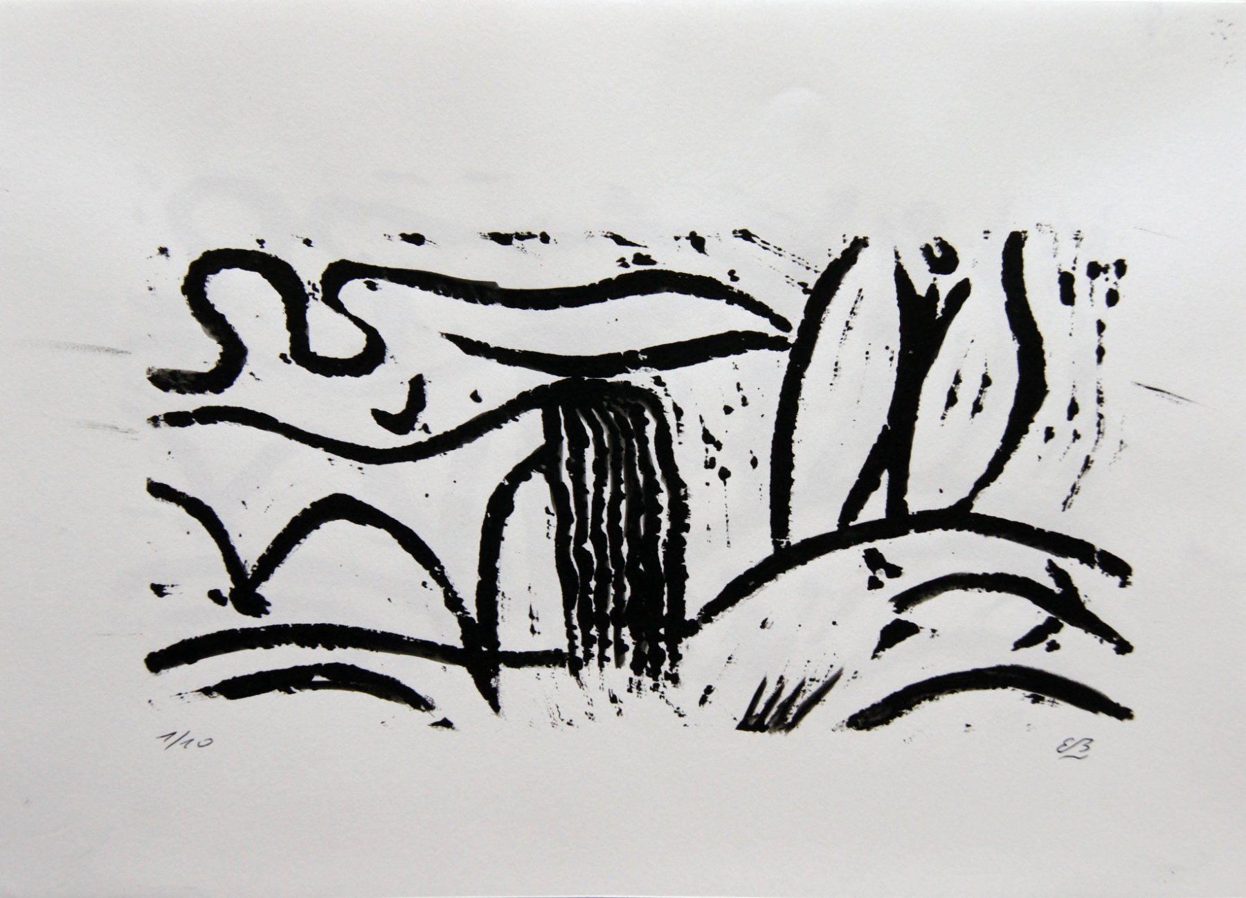 Holzschnitte: Linoldruck: Signs II  – Gebraucht aus Fribourg von erw_68dx