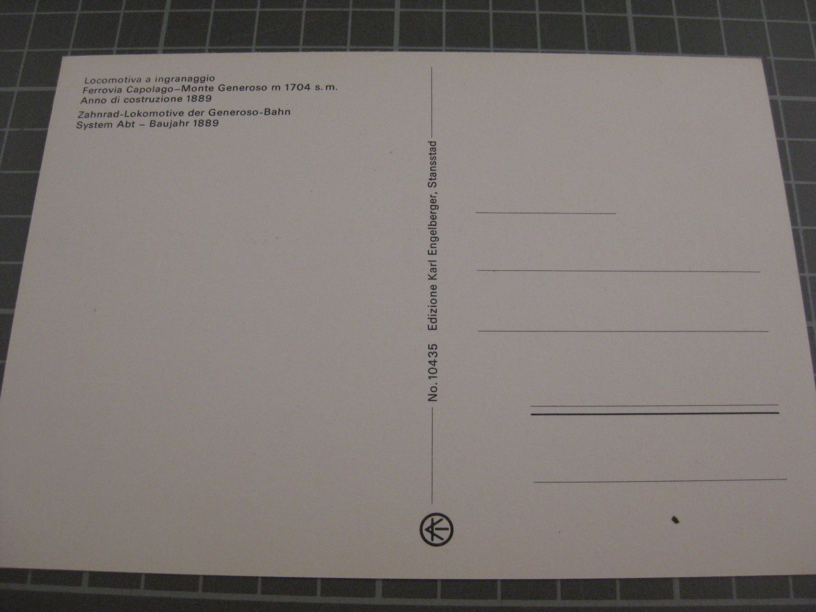 Cartes postales: AK Capolage mit Dampflok – D'occasion à Malters par Marosko 1