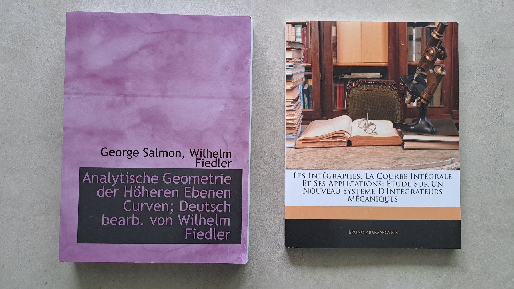 Libri: Mathematik Geometrie Kurven - 2 Bücher – Usato da Caslano venduto da Welaberg