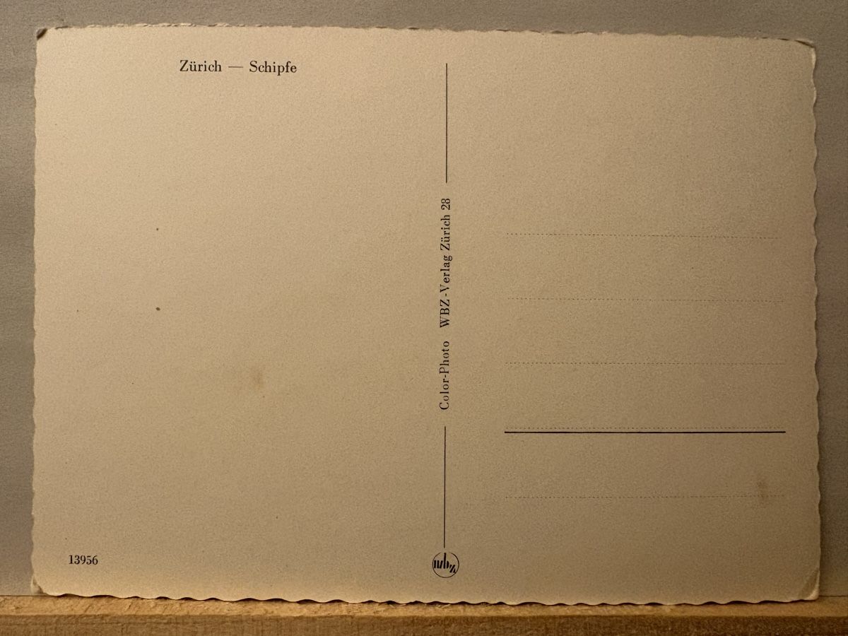 Cartes postales: AK von Zürich Schipfe – D'occasion à Rümlang par Kartenpost1 1