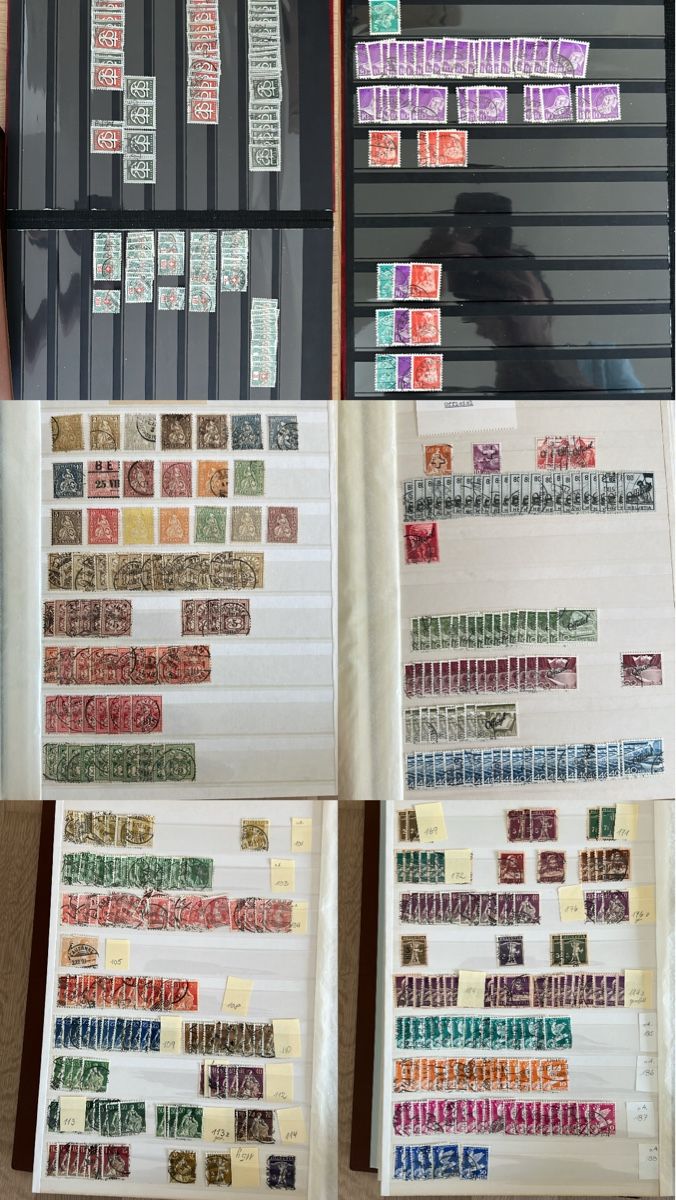 Tous les timbres: Grosser Posten Schweizer Briefmarken  – D'occasion à Braunau par Desil2511 3