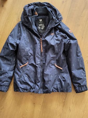 Ragwaer Herbst/Winterjacke, L, Neuwertig, Anker-Muster⚓️