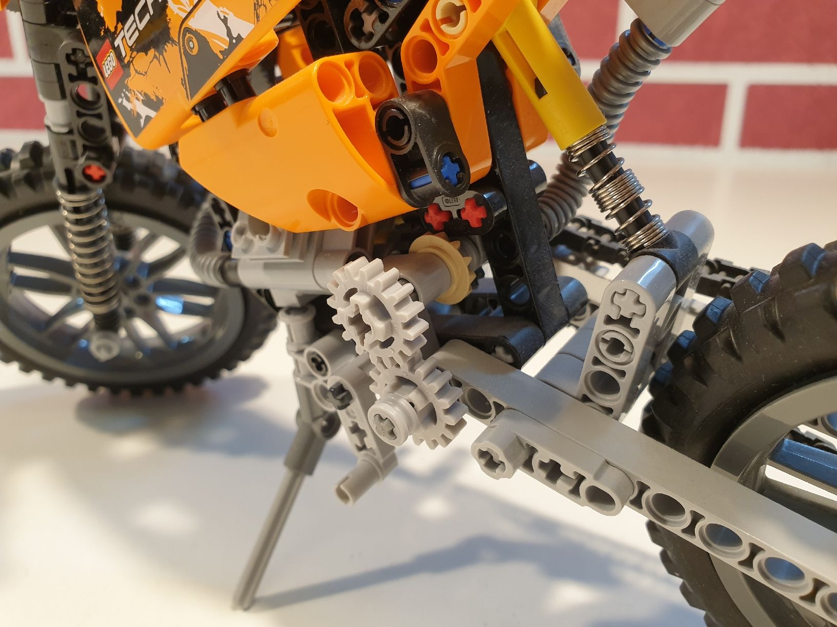 Lego Giocattoli: LEGO Technic Motorrad, Modell 42007 – Usato da Herisau venduto da Musikfestival 3