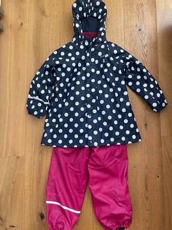 Celavi Regenanzug Gr. 120  Jacke & Hose (gefüttert)