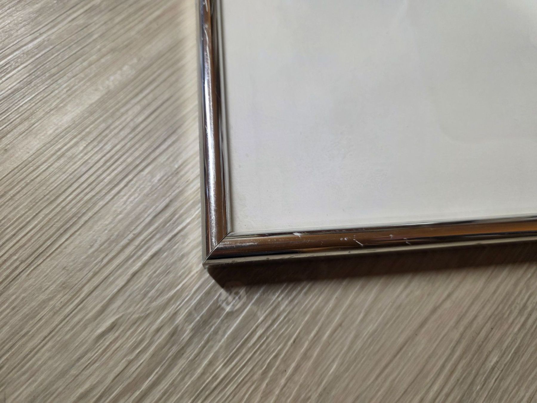 Cornici: Silberner Rahmen Bilderrahmen Wechsel Rahmen 62x93 cm – Usato da Walterswil BE venduto da Lonitti 4