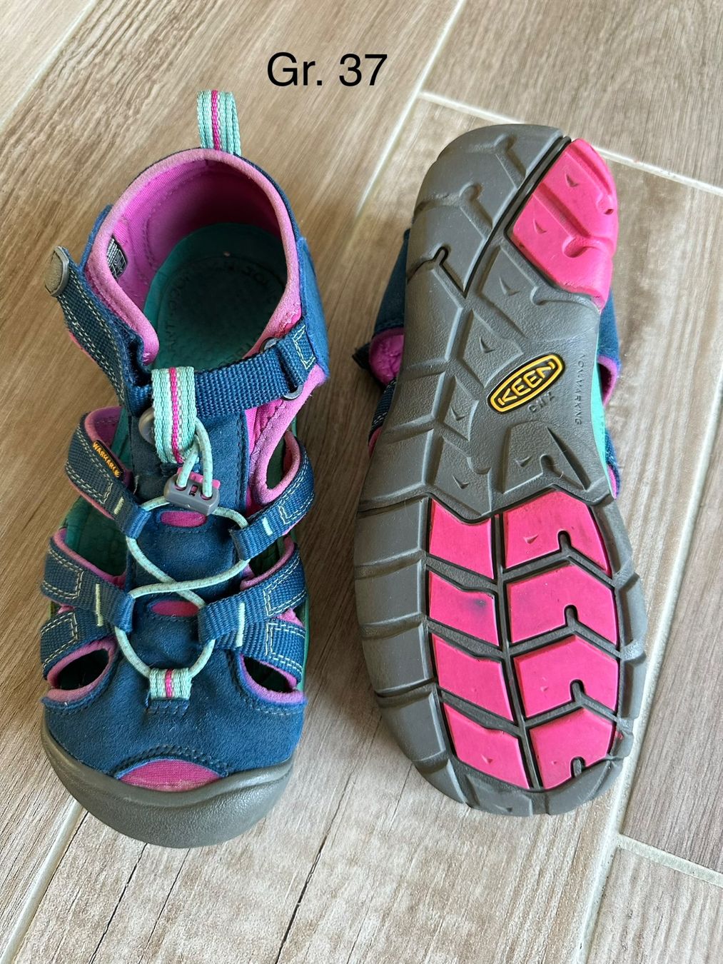 Keen Scarpe per ragazze: Keen Sandalen Gr. 37 blau-violett – Usato da Rudolfstetten venduto da Joyw