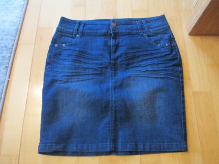 Damen Rock Gr 40 Jeans Stretch