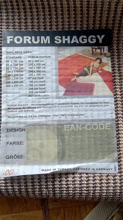 Tappeti: Tapis à poils longs gris – Usato da Genève venduto da LauraB 2