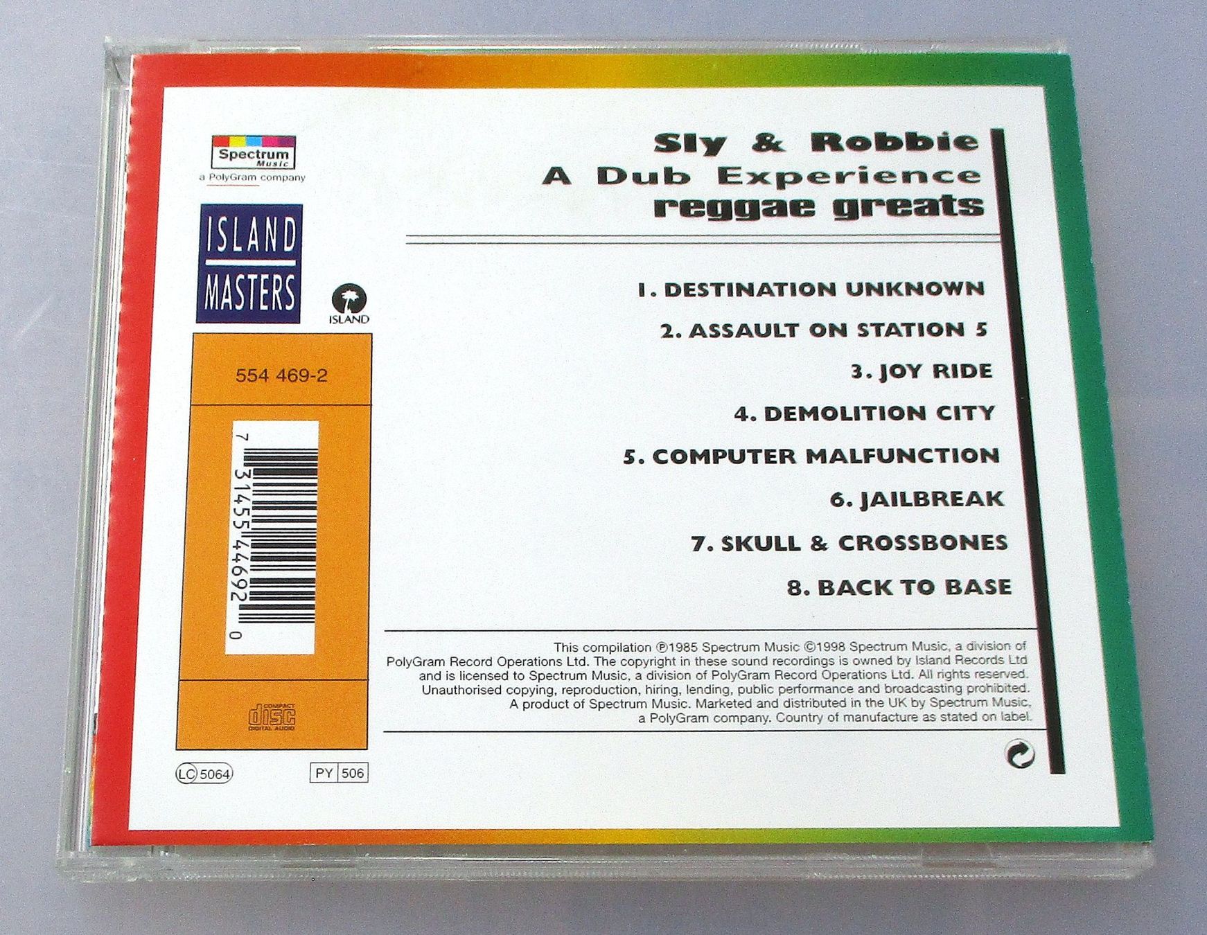 CD: SLY & ROBBIE - A Dub Experience – Usato da Wattwil venduto da Muriel11 1