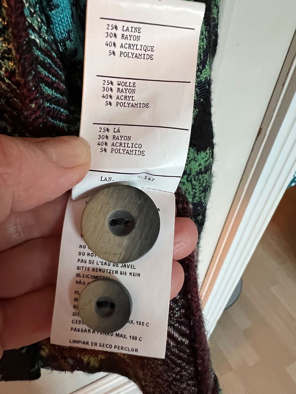 Aldo Martin's Giacche: Aldomartins Strickblazer Gr. 42 – Nuovo (secondo la descrizione) da Zürich venduto da Girasole232 2