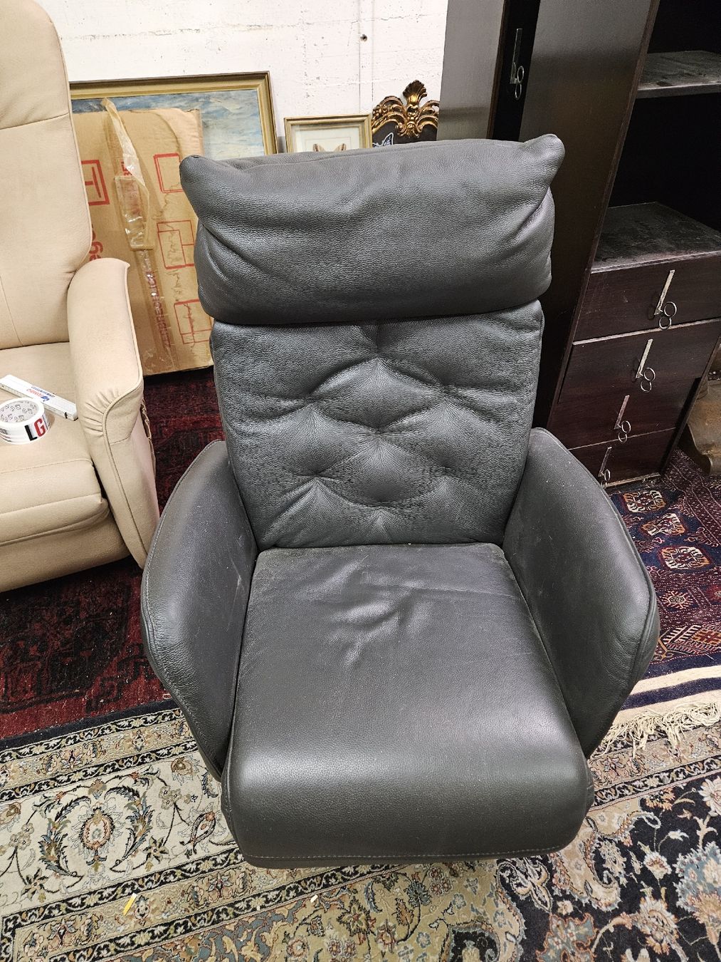 Poltrone: Leder Relax Sessel Intertek elektrisch verstellbar – Usato da Rorschach venduto da TimelessTrading