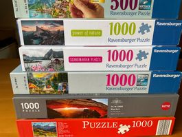 Lot de 6x puzzles