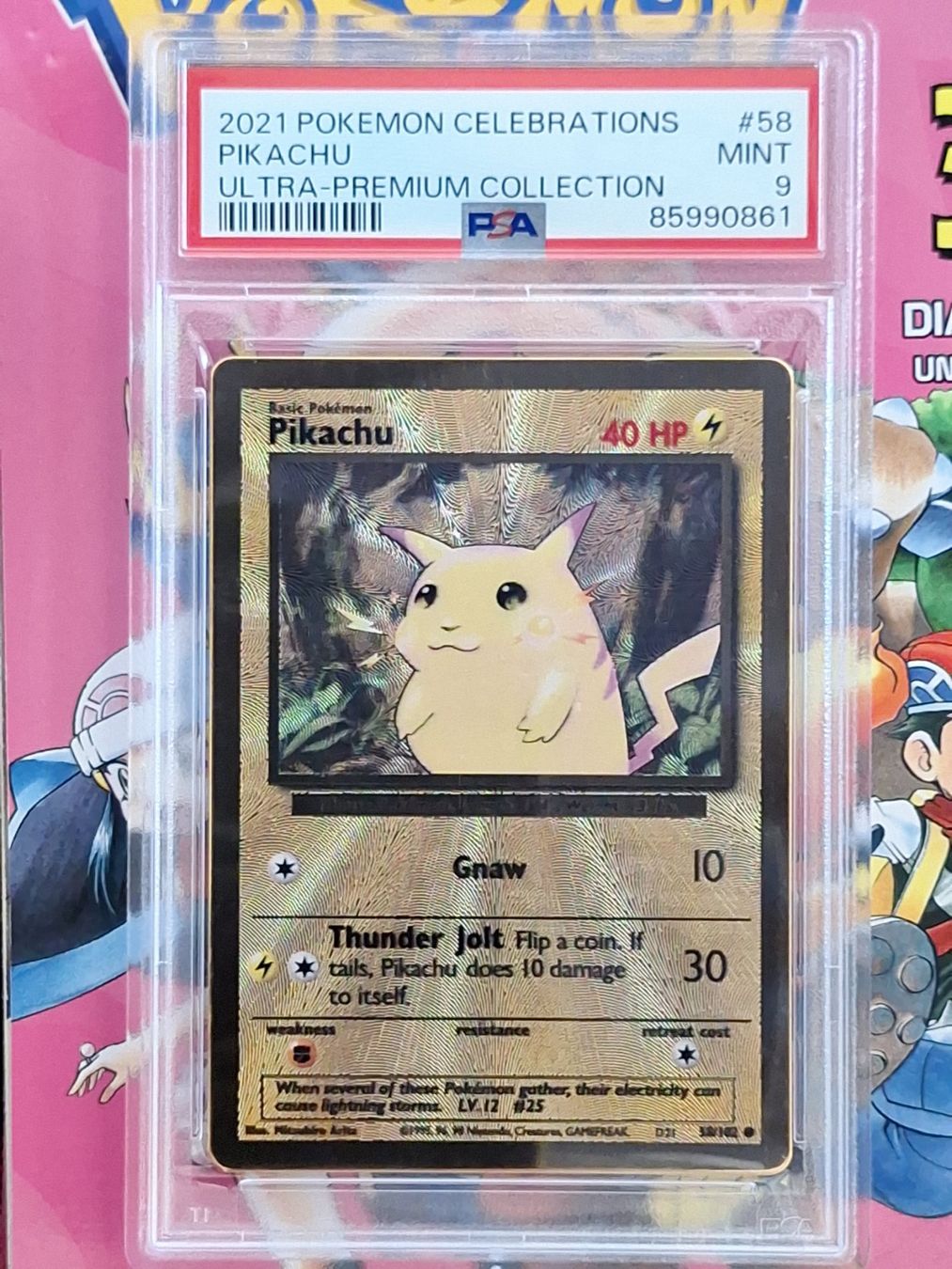 Pokémon Cartes à collectionner: Pikachu - Ultra Premium Collection Celebrations - PSA 9 – Neuf (Voir description) à Altstätten SG par sulim