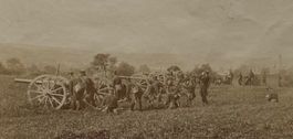 Privatfoto, Unikat - Militär, Artillerie um 1910-20