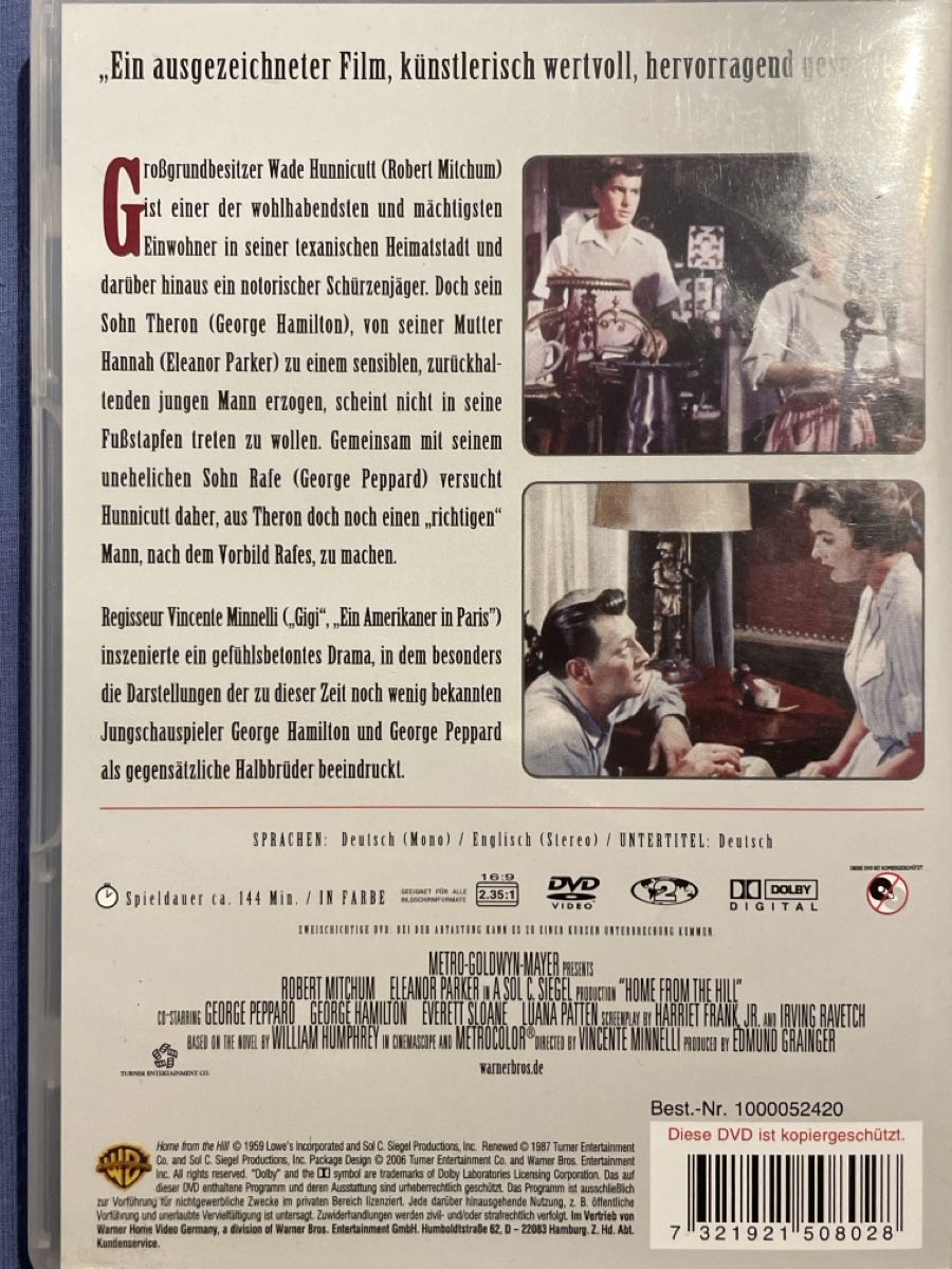 Tutti i DVDs: Das Erbe des Blutes (1960) – Usato da Waldenburg venduto da Mimily33 1