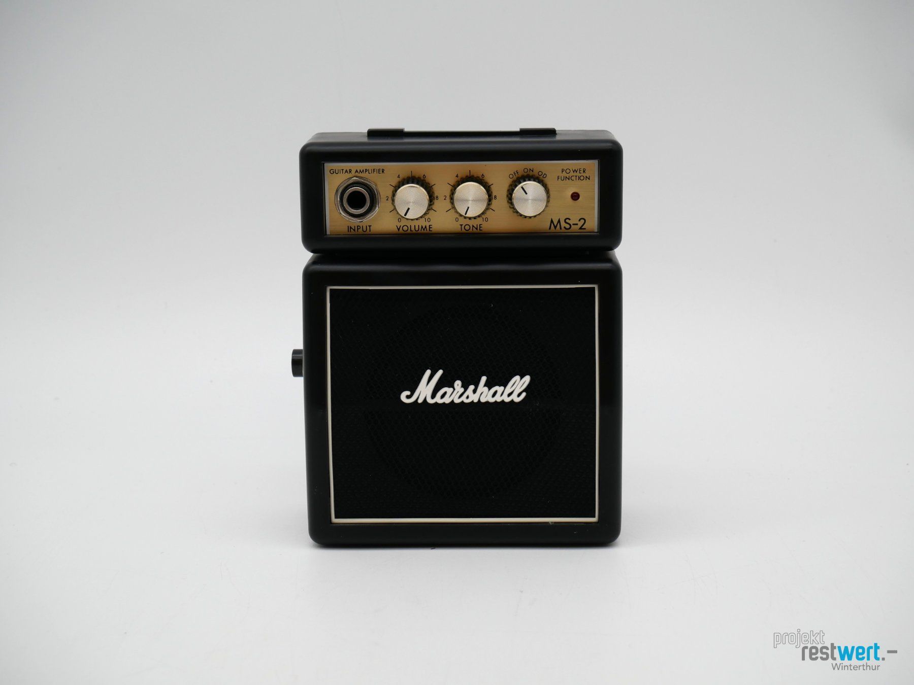Marshall Amplificatori: MARSHALL MS-2 Mini Verstärker Schwarz – Usato da Winterthur venduto da Restwert_Winterthur
