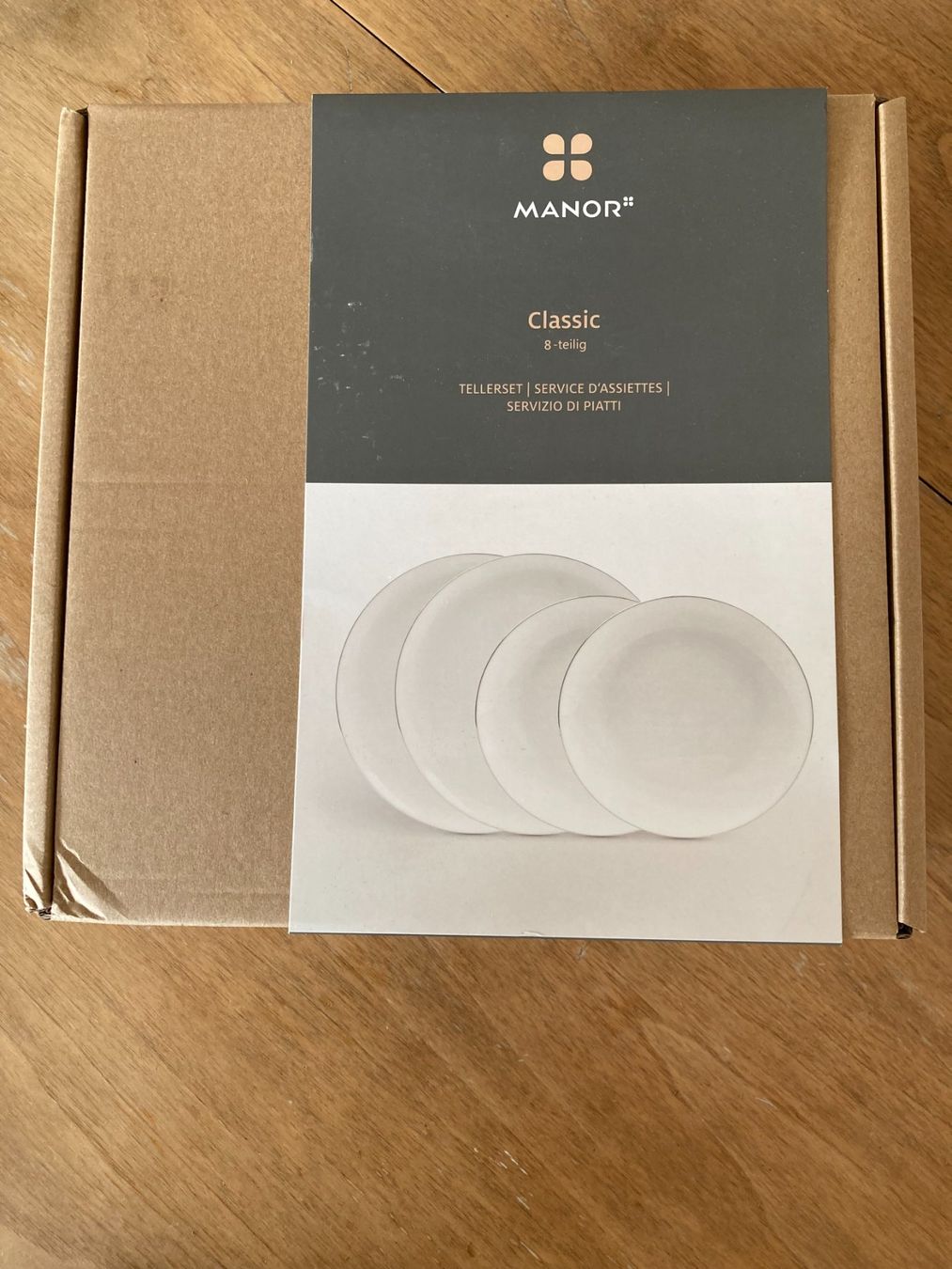 Manor Geschirrsets: Tellerset Manor, neu und ungebraucht – Neu und originalverpackt aus Zürich von mariweng
