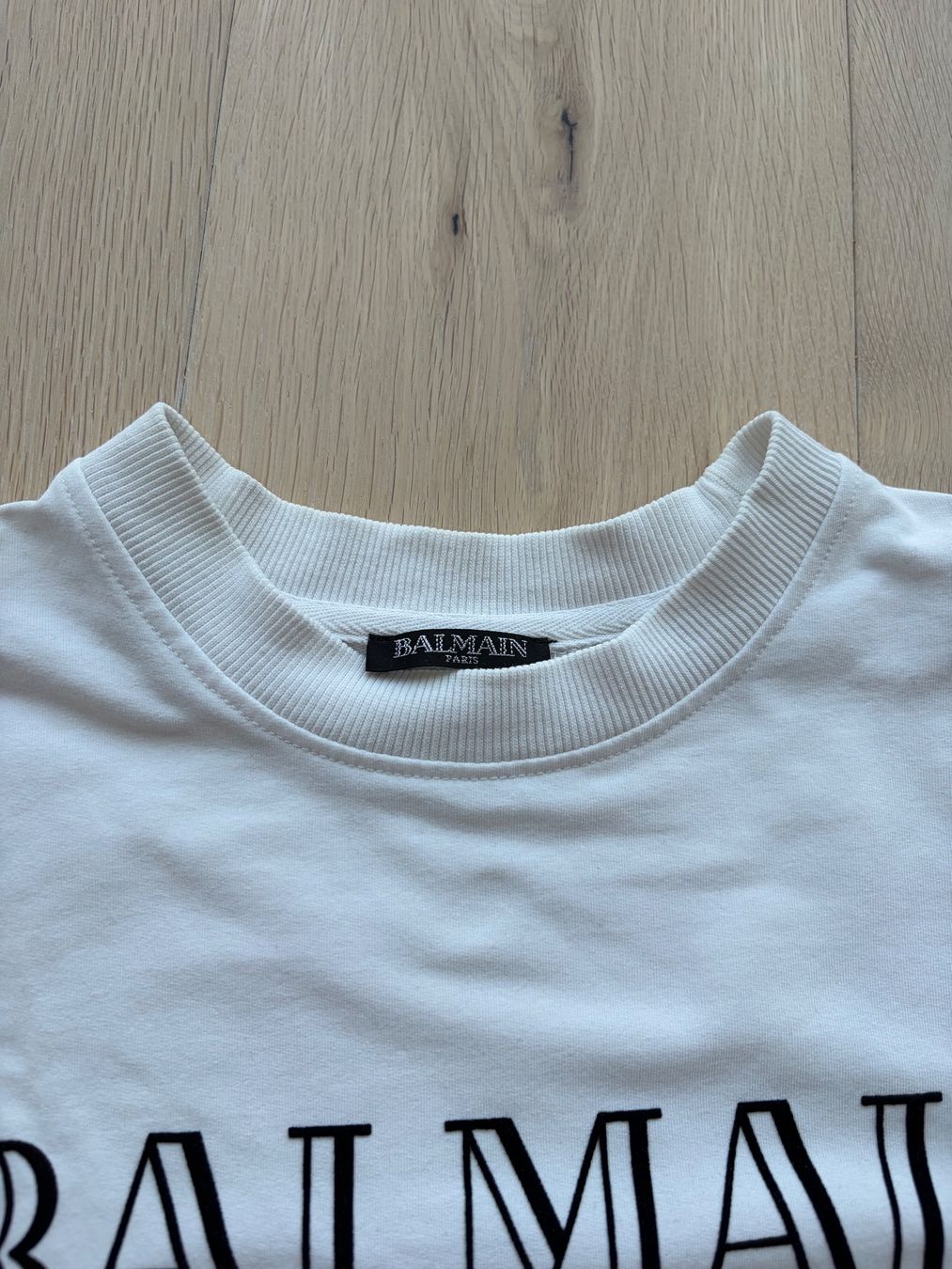 Balmain Maglioni & Felpe: Balmain Paris Pullover, weiss mit Streifen, Grösse M – Usato da Lengnau venduto da yzb_hb59 2