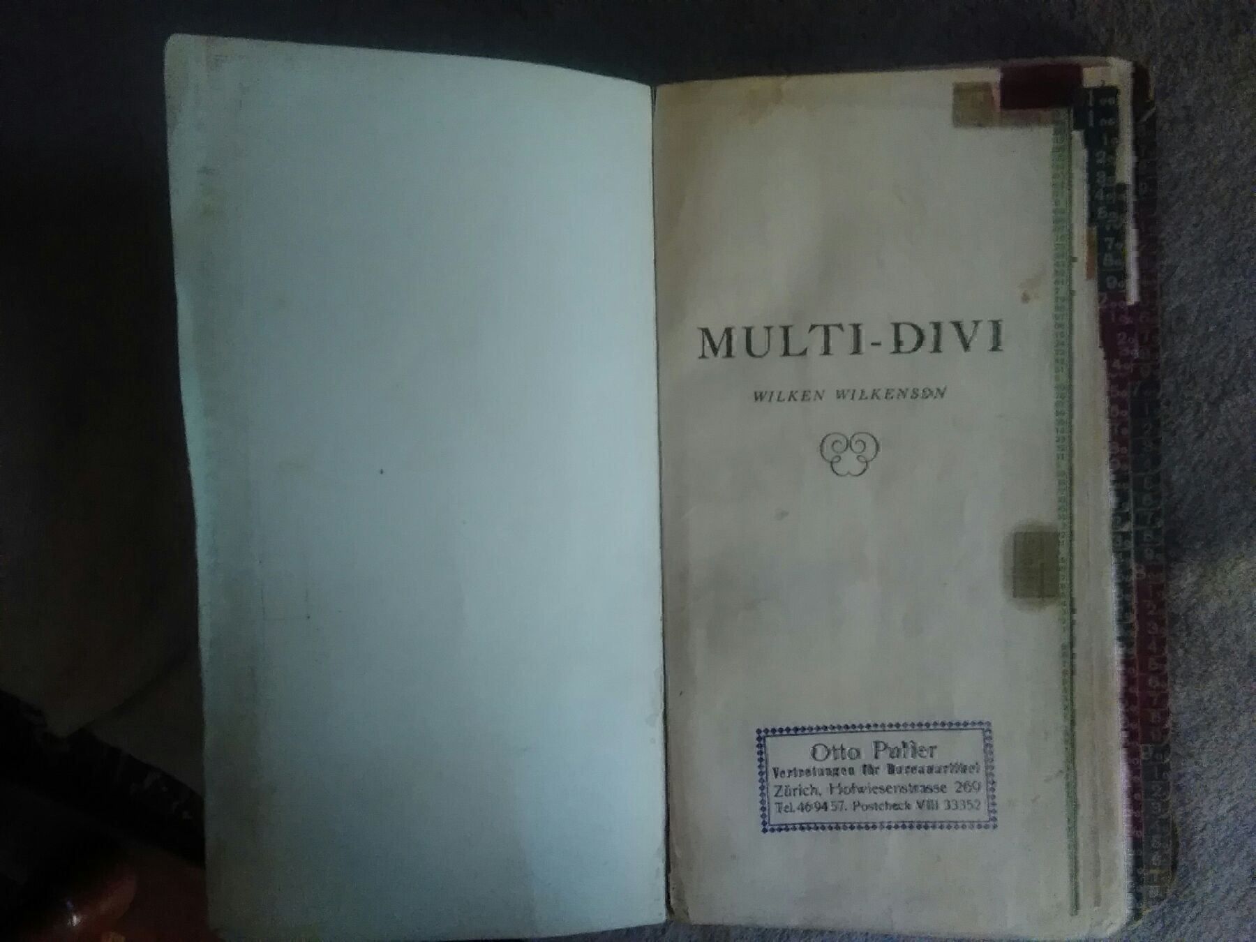 Libri: Antikes Multi-Divi Rechnungs-Buch – Usato da Neuenhof venduto da elRey123