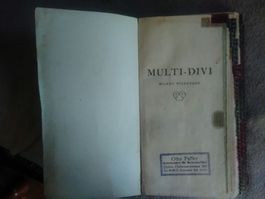 Antikes Multi-Divi Rechnungs-Buch