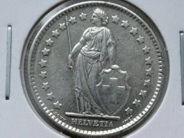 1 Franken 1963 B Silber Schweiz