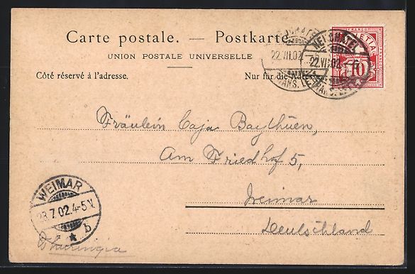 Cartoline postali: AK Neuchâtel, Le Musée des Beaux-Arts – Usato da Berlin venduto da bartko-reher 1