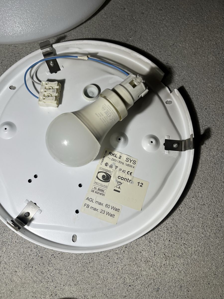 Lampadari & plafoniere: Deckenleuchte weiss RKL 2 SYS 3er Set mit Leuchtmittel – Usato da Würenlos venduto da KLG_3TBs 2