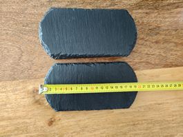 Schieferplatten 20x10cm Naturstein 4Stk.