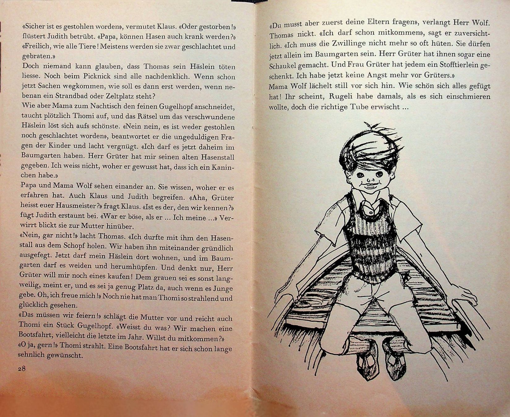 Libri: SJW 1206 Hedwig Bolliger Ein Plätzchen am See EA 1972 – Usato da Reitnau venduto da Zaomir 6