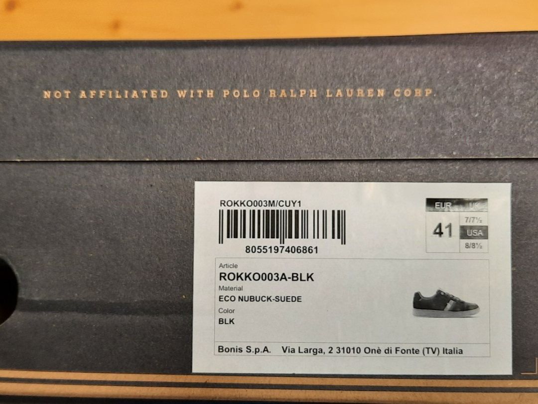 US Polo Herrenschuhe: U.S. POLO ASSN. Sneaker Rokko schwarz Gr. 41 – Neu und originalverpackt aus Seuzach von VT-Collections1 9