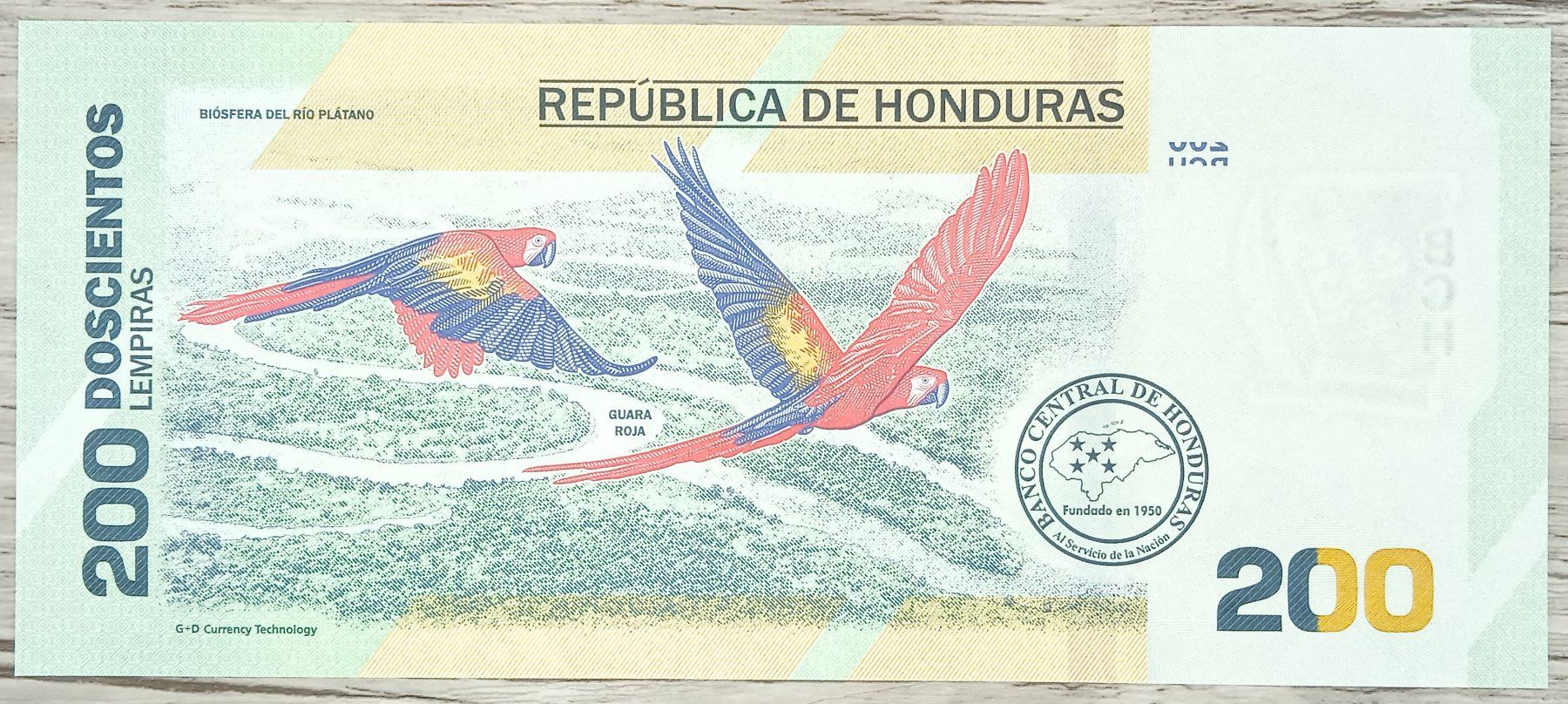 Banconote: Honduras 200 Lempiras Commemorative UNC _2 – Nuovo (secondo la descrizione) da Cousset venduto da Patricio77 1