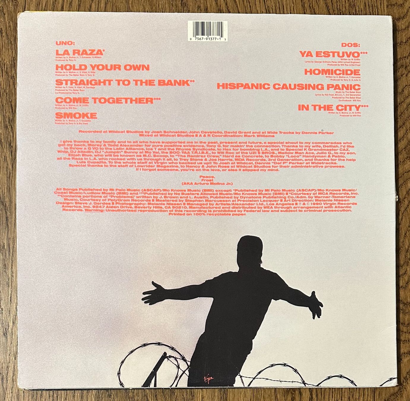 Dischi in vinile: Kid Frost - Hispanic Causing Panic LP – Usato da Viganello venduto da md__2rd2 1