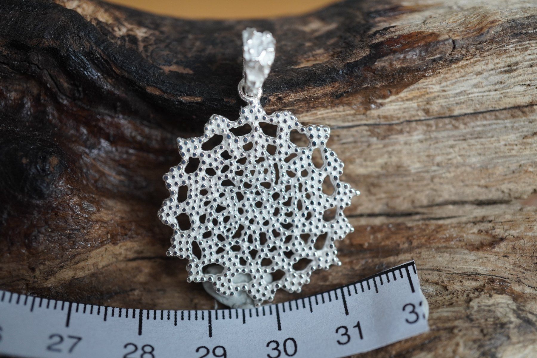 Ciondoli: Mandala   Anhänger Blume    925 Silber  28mm – Nuovo e nell'imballaggio originale da Balgach venduto da top_silver 8