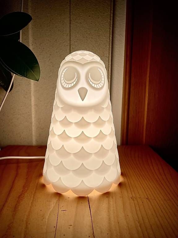 Ikea Lampes: Tischleuchte LED Eule, weiß - 23 cm – D'occasion à Frauenfeld par michelle83