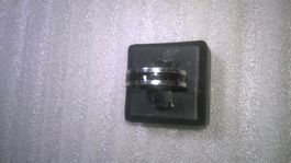 RING EDELSTHAL SILBER FARBE,,MIT SCHWARZ GEMACHT
