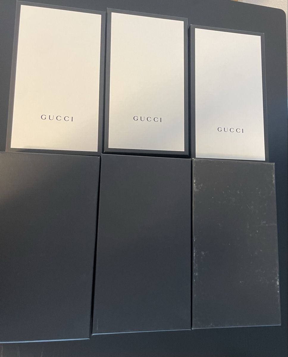 Casse di trasporto: 3 ORIGINALE GUCCI SCHUHKARTONS – Usato da Rorschacherberg venduto da drdupor 8