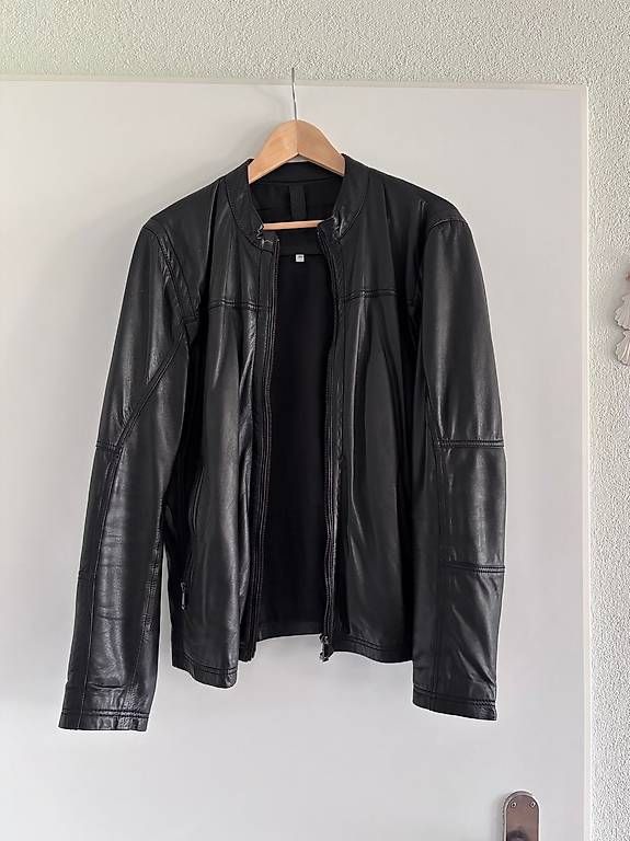 Giacche: Combipel Echtlederjacke Herren Schwarz Gr. 48 / M  – Usato da Mönchaltorf venduto da MichiMichiMichi