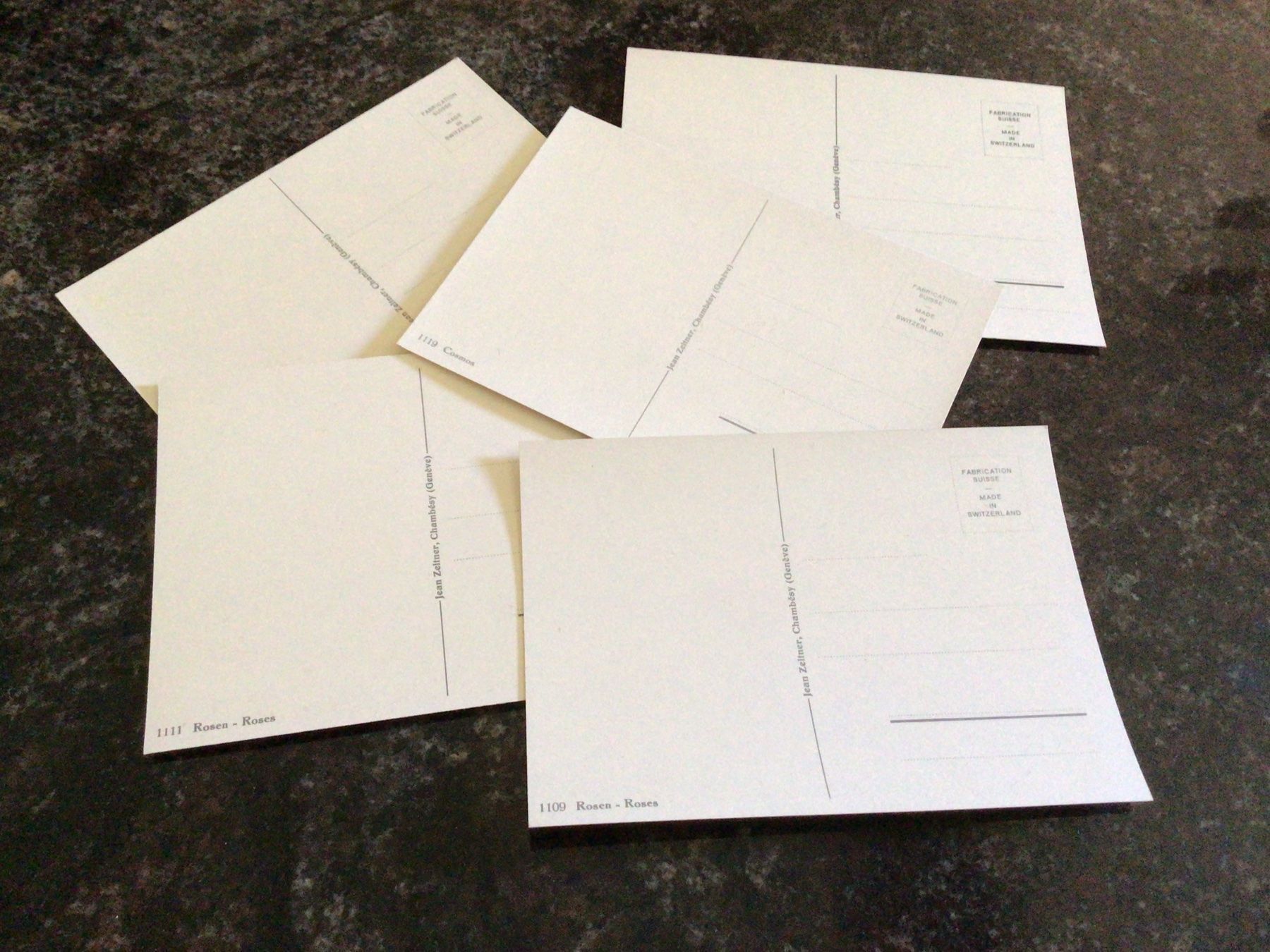 Cartoline postali: 5 antike Postkarten mit Blumenmotiv – Nuovo (secondo la descrizione) da Minusio venduto da scotch111 1