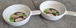2 Pyrex Auflaufförmchen mit Griff 