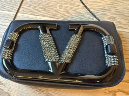 VALENTINO clutch with removable chain