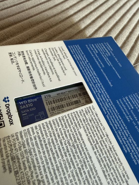 Disque SSD Western Digital WD Blue SA510 2 To neuf (Neu und ...