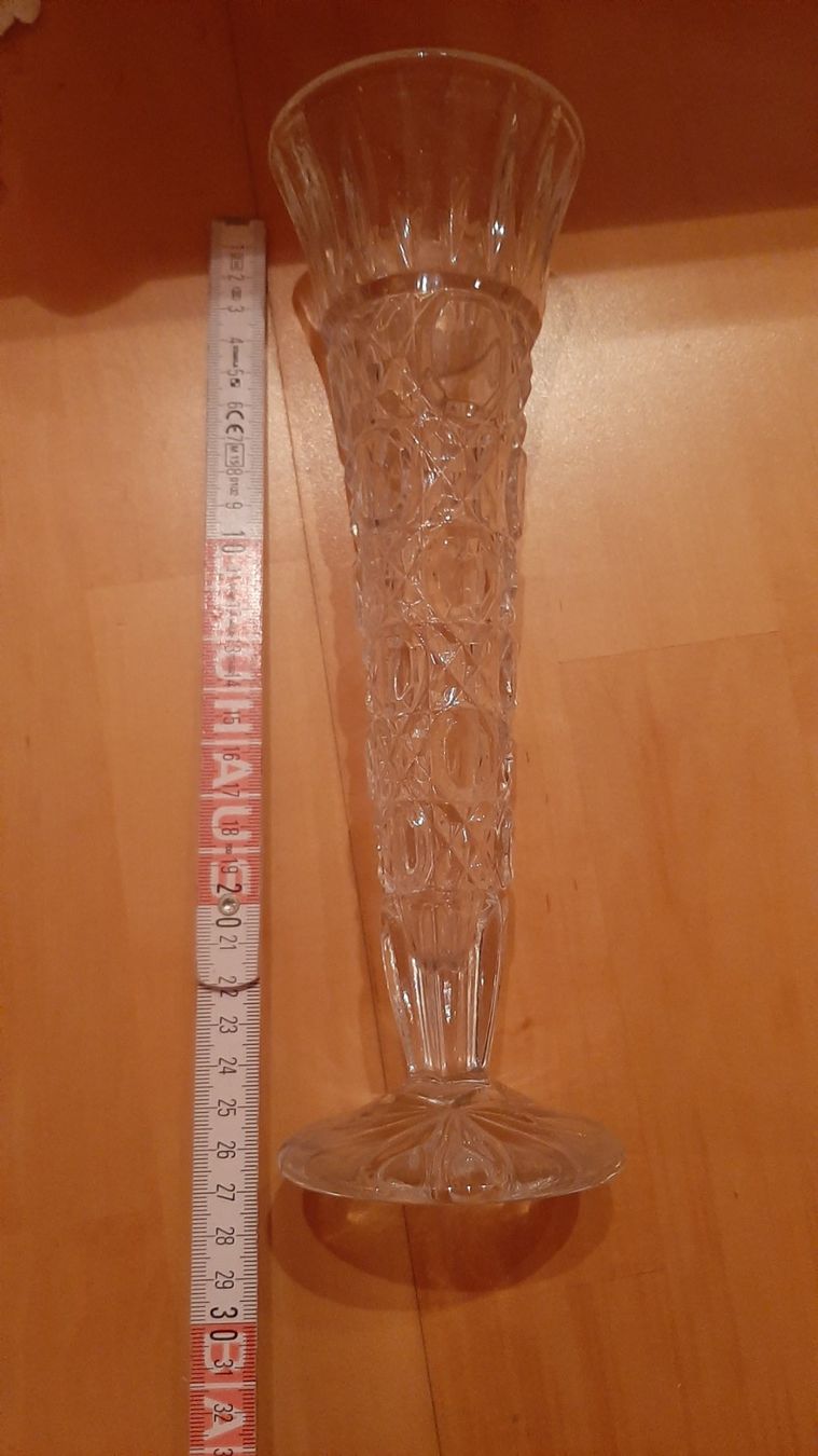 Vasi & Recipienti: O R K) wunderschöne Antike Glas Vase – Usato da Wil SG venduto da AmandaCreations 2